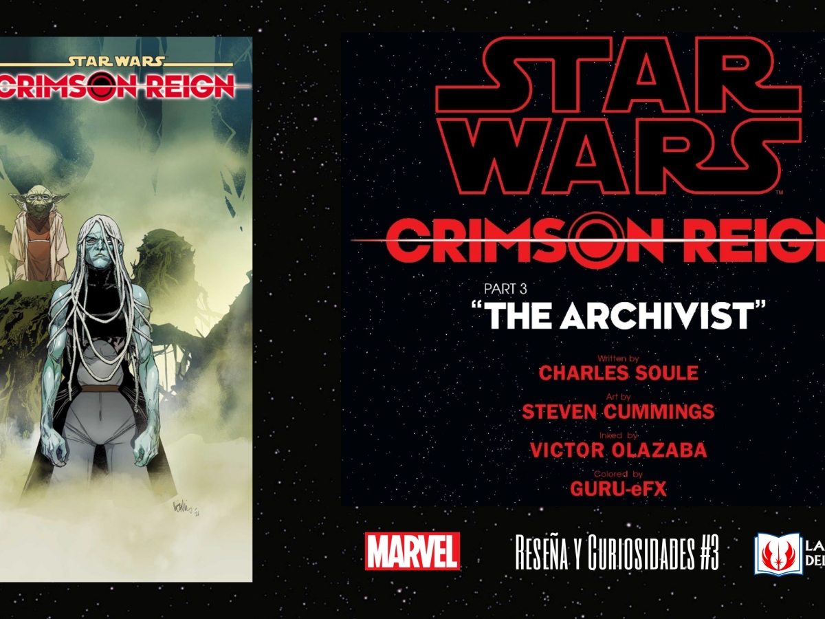 Reseña y curiosidades del cómic Star Wars Crimson Reign #3