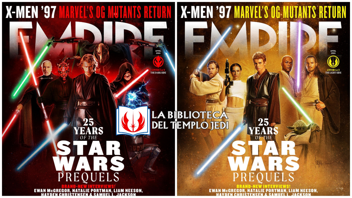 Las portadas de Empire por el 25º aniversario de las precuelas
